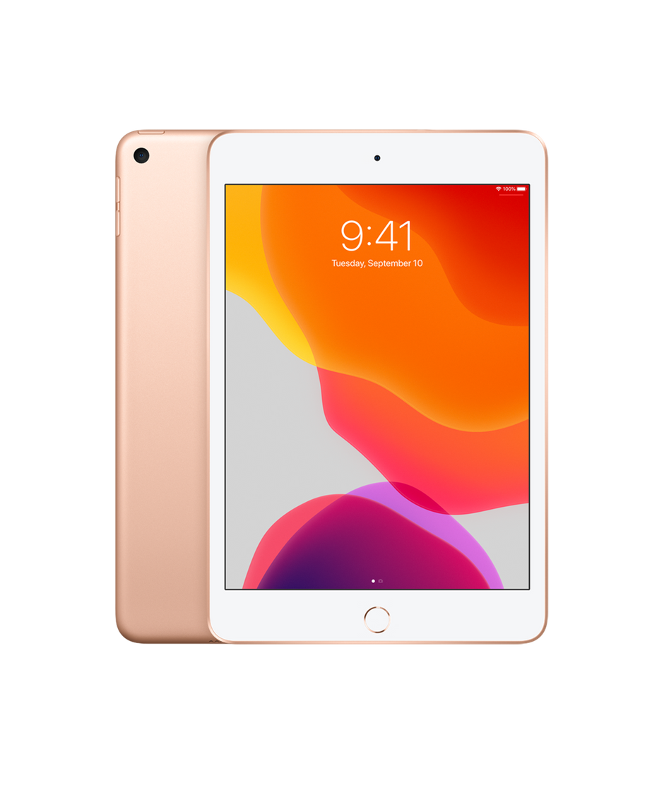 Apple iPad mini (5th Generation) with Wi-Fi - 64GB - Gold WITH APPLE PENCIL , NEW CONDITION