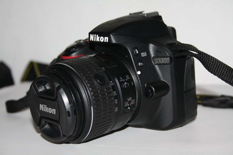 Nikon D3300 , 24.2 MP FULL HD MOVIES  DSLR , AF-S DX 18-55mm f/3.5-5.6G VR  II Zoom Lens, NIKON BAG