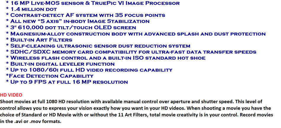 Olympus OM-D E-M5 Camera with 40-150mm f/4-5.6 R Lens Zoom Lens