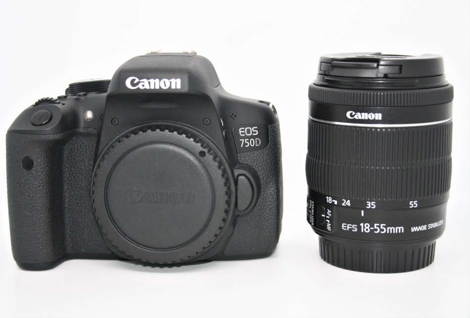 Canon EOS 750D 24MP DSLR Camera WITH 18-55MM IS STM , 16GB SD CARD BRAND NEW BAG, 500 SHOTS TAKEN