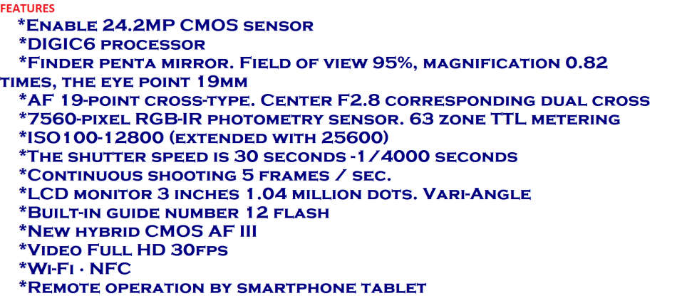 Canon EOS 750D 24MP DSLR Camera WITH 18-55MM IS STM , 16GB SD CARD BRAND NEW BAG, 500 SHOTS TAKEN