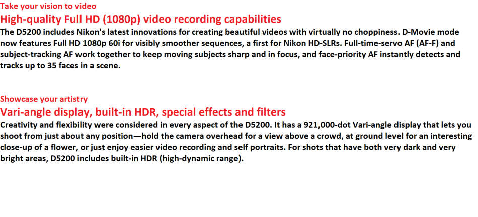Nikon D5200 24.1 MP CMOS Digital SLR with 18-55mm f/3.5-5.6G II AF-S DX  Zoom Lens, LOWEPRO BAG