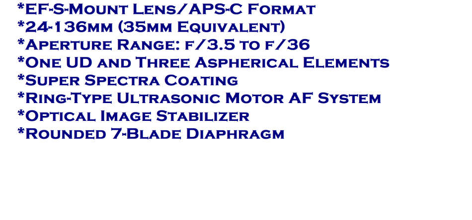 Canon EF 24-105mm f/4 L IS USM Lens for Canon EOS SLR Cameras