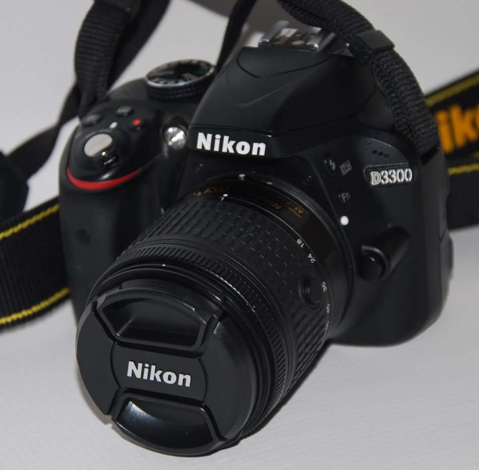 Nikon D3300 , 24.2 MP CMOS Digital SLR with AF-S DX NIKKOR 18-55mm f/3.5-5.6G VR  Zoom Lens