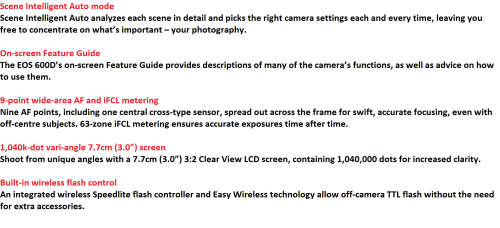 Canon REBEL T3i (600D) 18MP DSRL FULL HD MOVIES With 18-55mm Lens lll in Very Good Condition