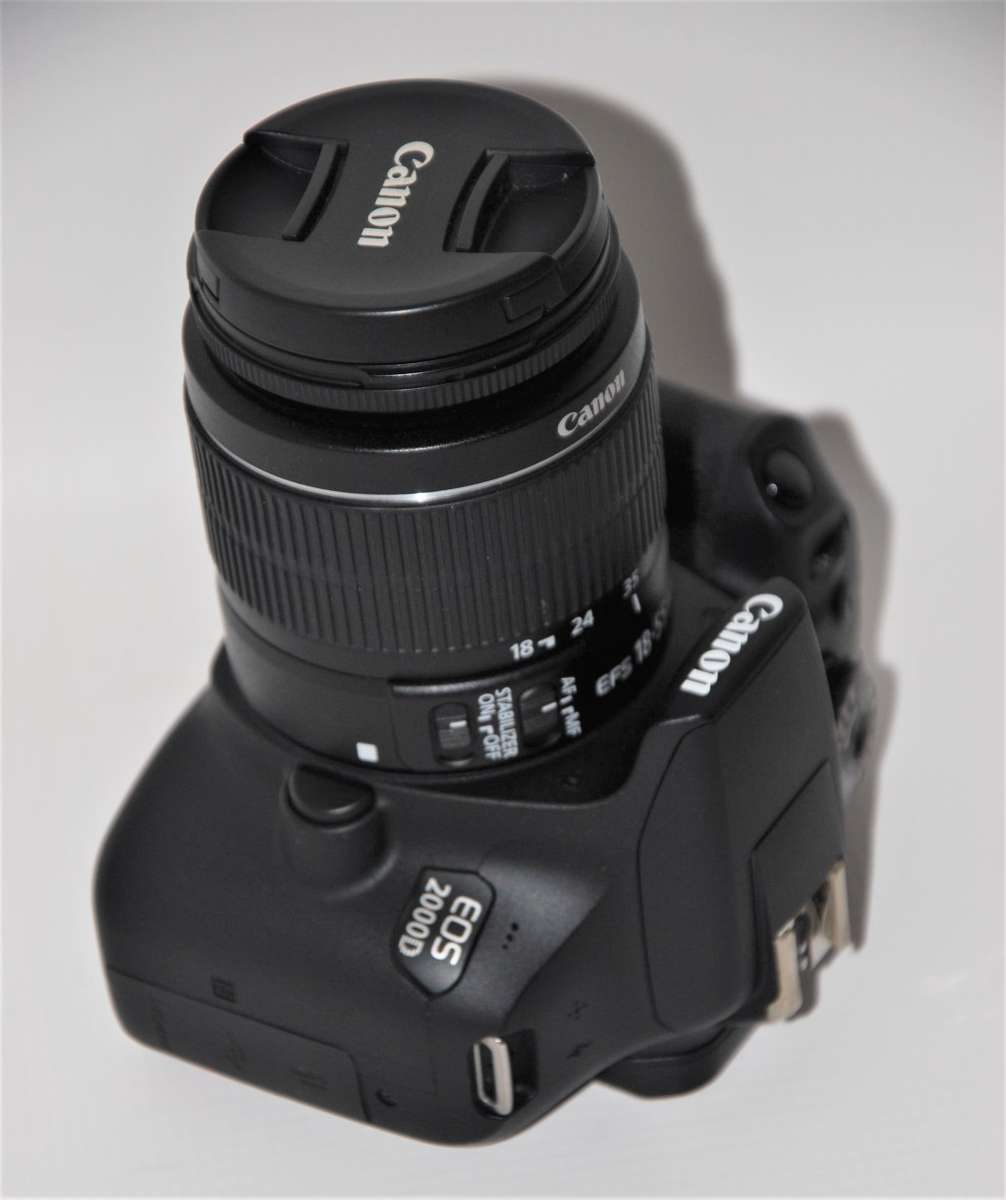 Canon EOS 2000D 24MP DSLR, FULL HD MOVIES , 18-55MM ZOOM LENS