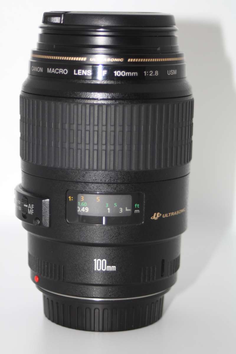 Canon EF 100mm f/2.8 USM Macro Lens in Very Good Condition