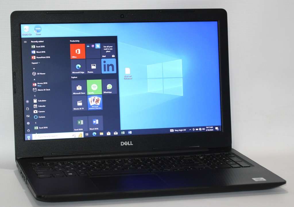 Dell Inspiron 3593 15.6`- Intel Core i5-1035G1, 8GB RAM, 512GB SSD , Windows 10 Pro (64-Bit)