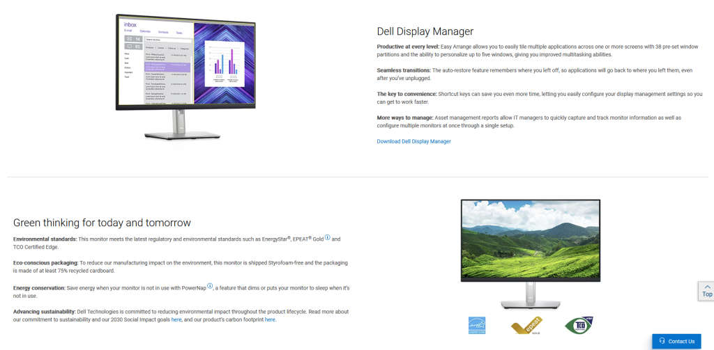 Dell 24` Monitor P2422H 1080p Full HD 60.47cm (23.8`)