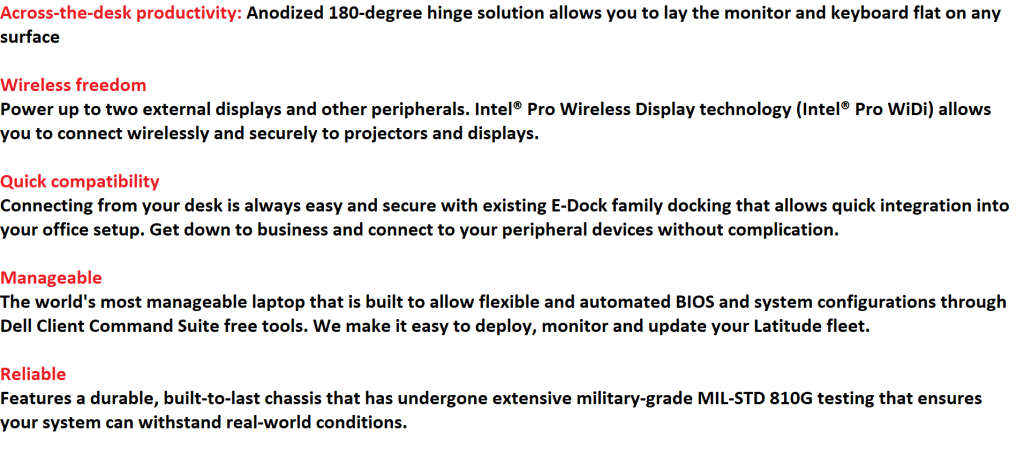 Dell Latitude E5570 15.6`  Notebook - Intel Core i5-6440HQ @2.60GHz, 16GB RAM, 256GB SSD, TOUCH SCRE