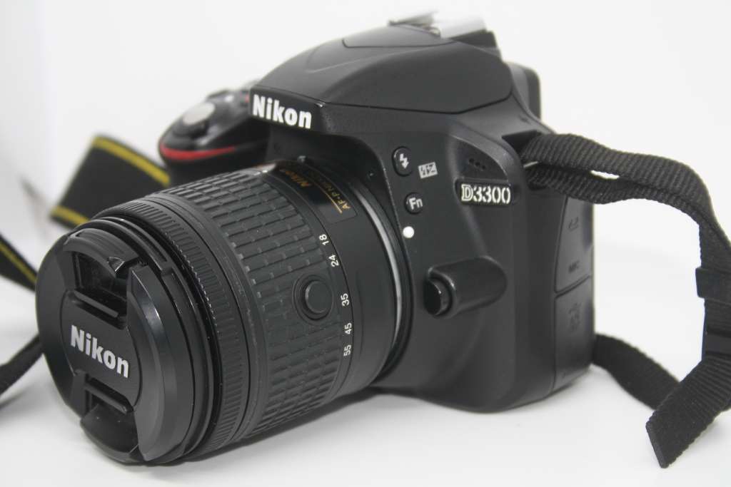Nikon D3300 , 24.2 MP DSLR with AF-S DX NIKKOR 18-55mm f/3.5-5.6G VR II Zoom Lens, VERY LOW SHUTTER