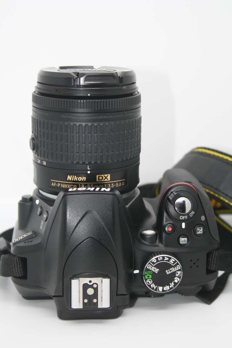 Nikon D3300 , 24.2 MP DSLR with AF-S DX NIKKOR 18-55mm f/3.5-5.6G VR II Zoom Lens, VERY LOW SHUTTER