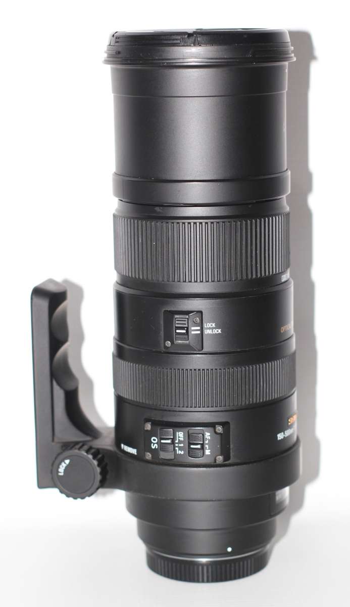 Sigma 150-500mm f/5-6.3 APO DG OS HSM Lens for Canon EF Mount  WITH Lens Support Collar Tripod
