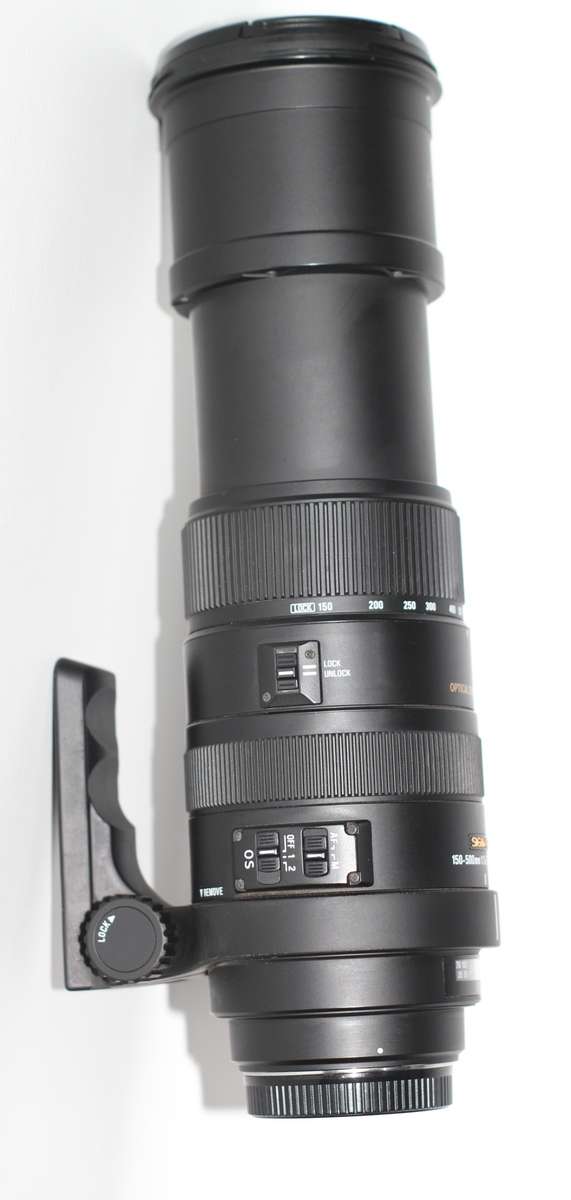 Sigma 150-500mm f/5-6.3 APO DG OS HSM Lens for Canon EF Mount  WITH Lens Support Collar Tripod