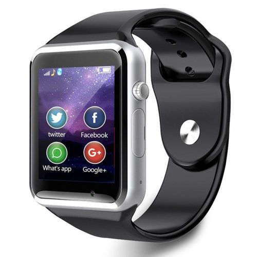 A1 Bluetooth Smart Watch with sim slot- different colours.
