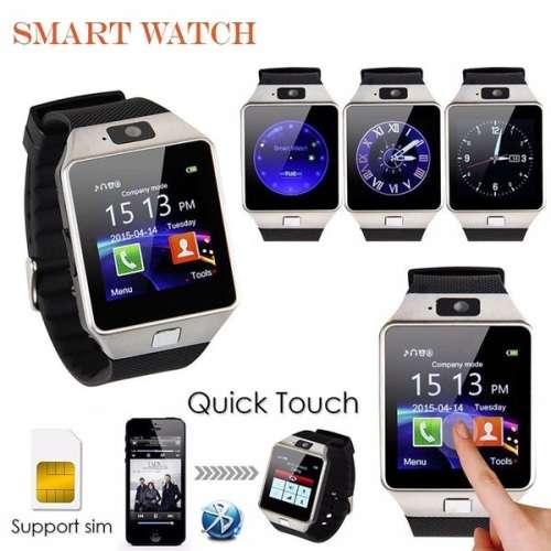 DZ09 Android Bluetooth Smart Watch Phone Camera SIM Card Slot - Black