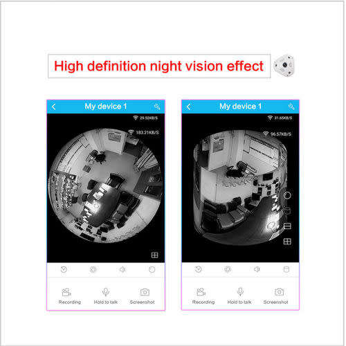 360 VR CAM 3D WiFi with night vision Panoramic Camera