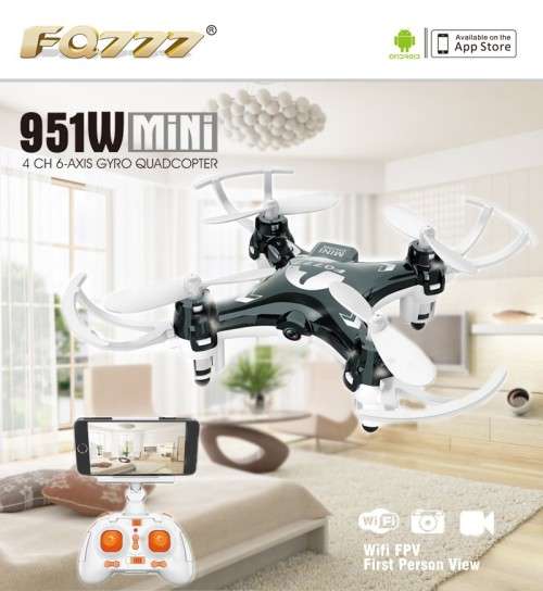 WIFI Mini Pocket Drone FPV 4CH 6-axis gyro Quadcopter with 30W Camera Smartphone Holder Transmitter