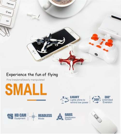 WIFI Mini Pocket Drone FPV 4CH 6-axis gyro Quadcopter with 30W Camera Smartphone Holder Transmitter