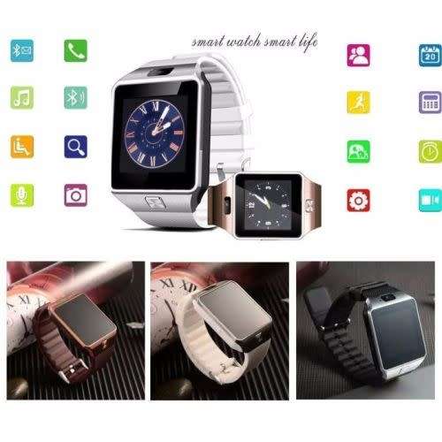 DZ09 Android Bluetooth Smart Watch Phone Camera SIM Card Slot - Black, White, Gold and Silver