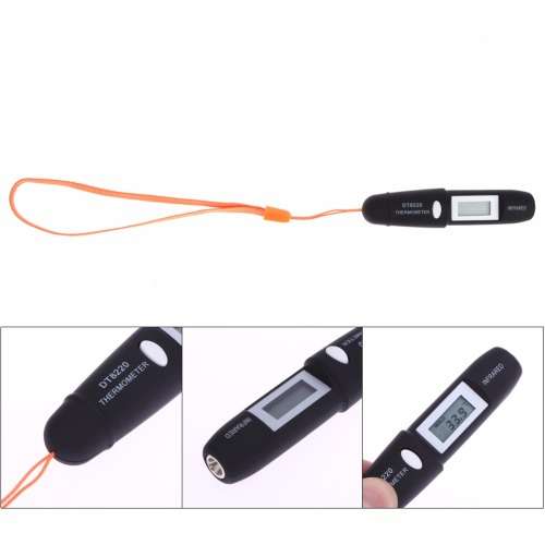 Pen Type Mini Non-Contact Infrared Thermometer IR Temperature Measuring LCD Display