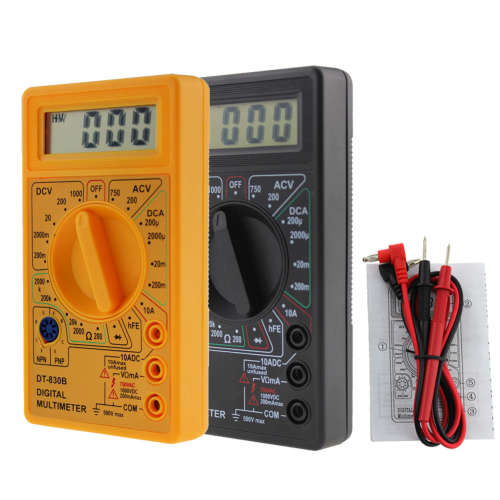 DT-830B LCD Digital Multimeter AC/DC 750/1000V Voltmeter Ammeter Volt Ohm Tester Digital Multimeter