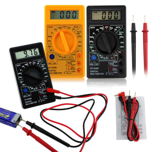 DT-830B LCD Digital Multimeter AC/DC 750/1000V Voltmeter Ammeter Volt Ohm Tester Digital Multimeter