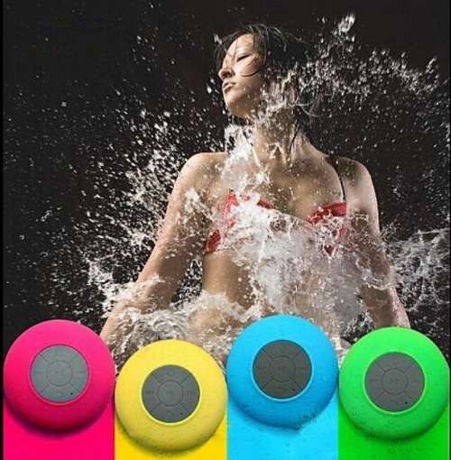 Mini Wireless Bluetooth Waterproof Hands free Speaker  Blue and Red