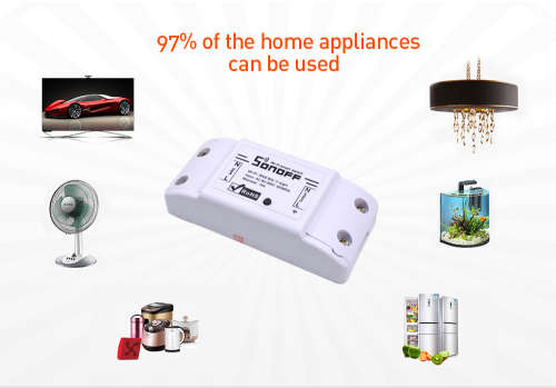 SONOFF Basic Wireless Wifi Switch Remote Control Automation Module DIY Universal Smart Home