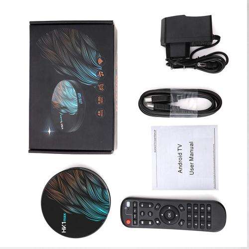 HK1 Mini Quad Core 2+16GB 4K HD WiFi TV Set-Top Box Media Player for Android 9.0