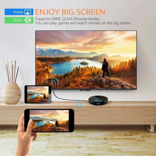 HK1 Mini Quad Core 2+16GB 4K HD WiFi TV Set-Top Box Media Player for Android 9.0