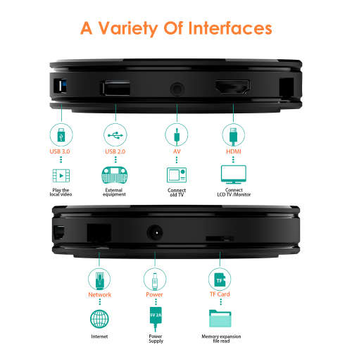 HK1 Mini Quad Core 2+16GB 4K HD WiFi TV Set-Top Box Media Player for Android 9.0