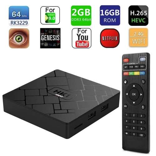 SECOND HAND = HK1 Mini Quad Core 2+16GB 4K HD WiFi TV Set-Top Box Media Player for Android 9.0