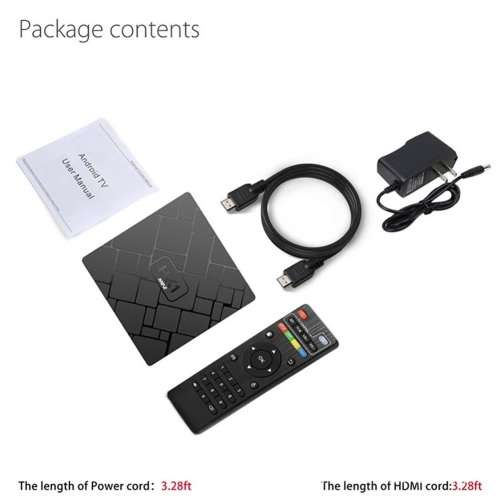 SECOND HAND = HK1 Mini Quad Core 2+16GB 4K HD WiFi TV Set-Top Box Media Player for Android 9.0