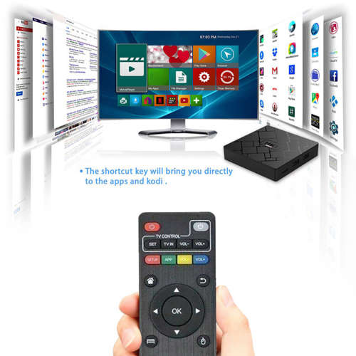 SECOND HAND = HK1 Mini Quad Core 2+16GB 4K HD WiFi TV Set-Top Box Media Player for Android 9.0