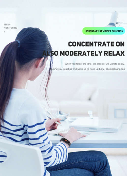 M4 Smart Band Watch Bracelet Blood Pressure Heart Rate Fitness Tracker Wristband