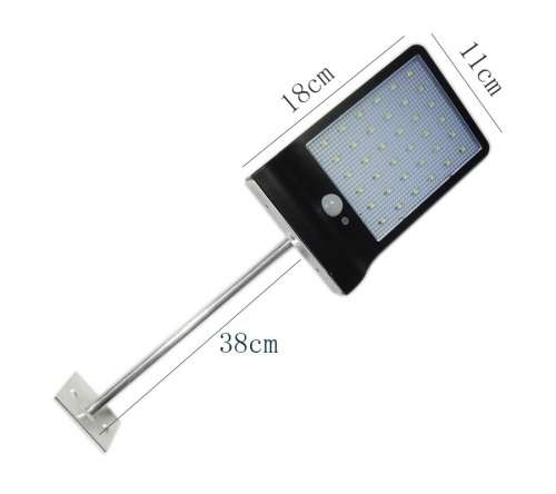48 LED PIR motion sensor Solar Waterproof Street light with 3 modes Outdoor light wall