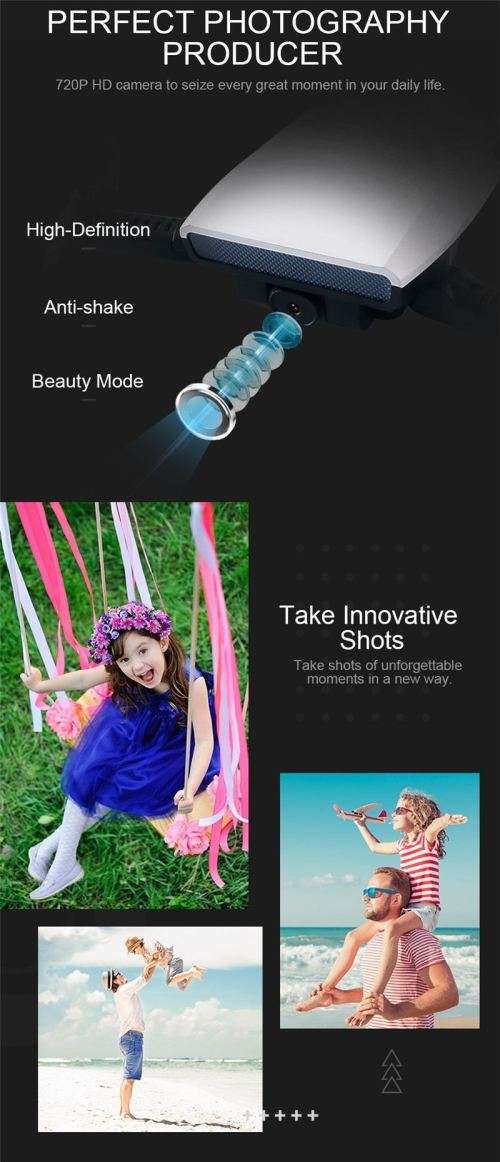 720P WIFI FPV Selfie Drone With Gravity Sensor Altitude Hold Mode RC Quadcopter RTF