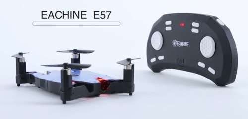 Eachine E57 WiFi FPV Selfie Drone With 720P Camera Auto Foldable Arm Altitude Hold Mini RC Drone