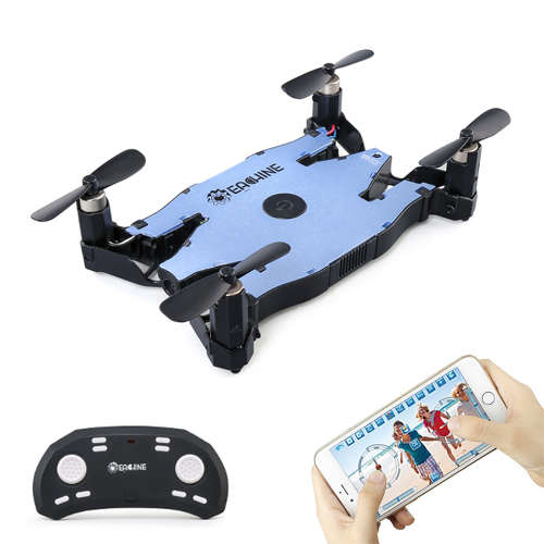 WiFi FPV Selfie Drone With 720P Camera Auto Foldable Arm Altitude Hold Mini RC Drone