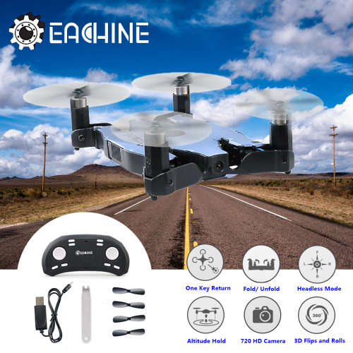 WiFi FPV Selfie Drone With 720P Camera Auto Foldable Arm Altitude Hold Mini RC Drone