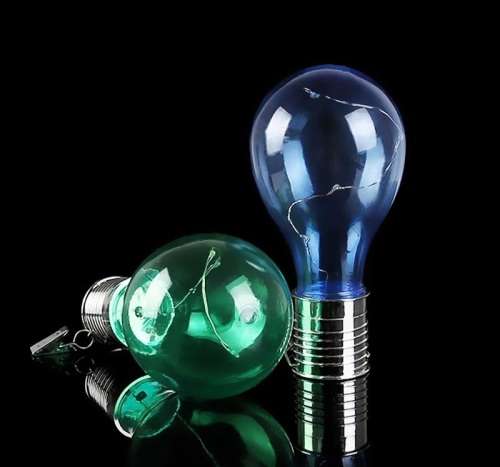 LED Solar Lamp With Light Sensor Solar Powered Hanging  For Outdoor Garden