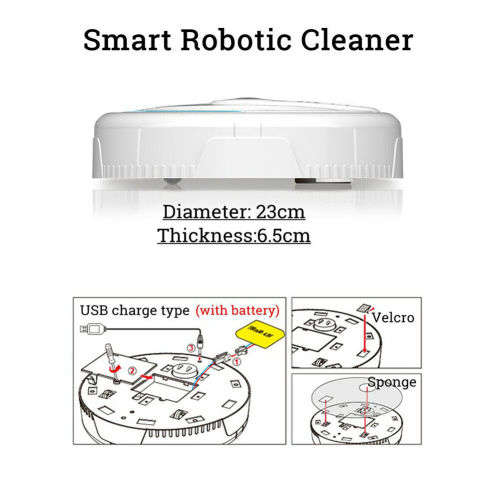 Smart Floor Robotic Cleaning Vacuum Auto Sweeping Cleaner Robot Sweeper