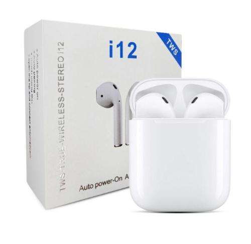 New i12 bluetooth 5.0 earphone multiple colors wireless bluetooth headset
