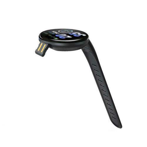 Hot Drogontech Round Screen D18 Smart Watch Waterproof Watches Fitness Wrist Band - Multi Colous