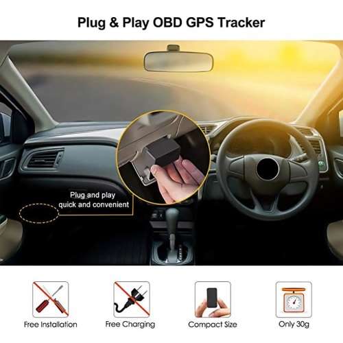 Plug Play OBD GPS Tracker Car GSM OBDII OBD2 16 PIN Interface Vehicle Tracking Device with APP
