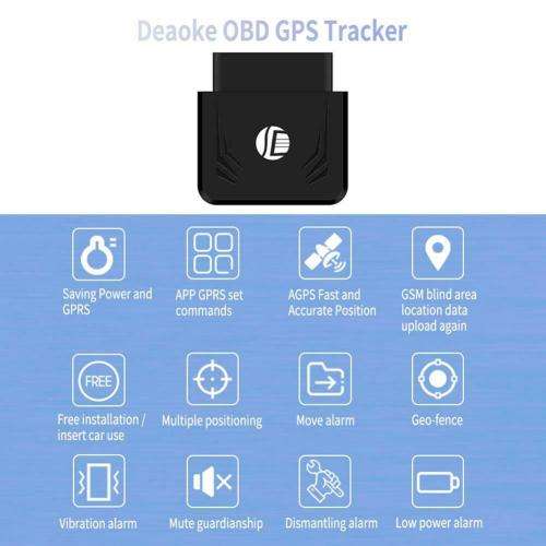 Plug Play OBD GPS Tracker Car GSM OBDII OBD2 16 PIN Interface Vehicle Tracking Device with APP