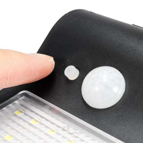 Solar Powered 36 LED PIR Motion Sensor Waterproof Street Security Light Wall Lamp for Outdoor Garden