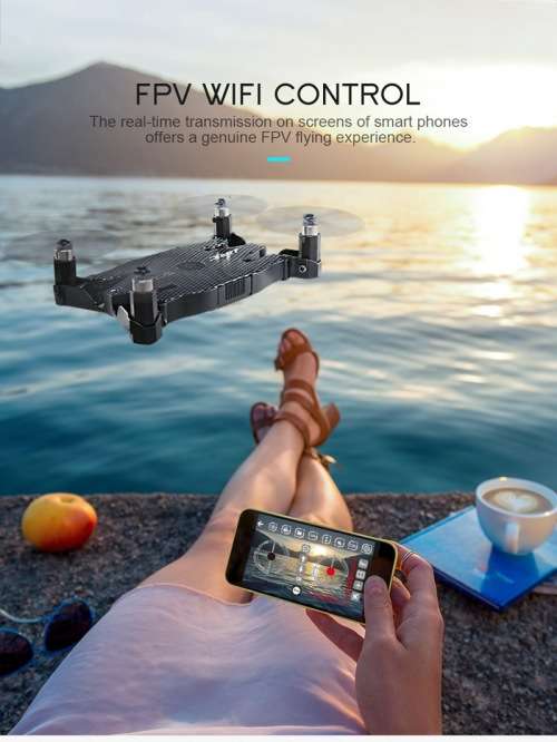 720P WIFI FPV Selfie Drone With Gravity Sensor Altitude Hold Mode RC Quadcopter RTF