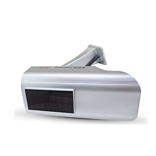 Solar Power camera in/Outdoor Bullet Dummy Fake Security CCTV Solar Camera Simulation Monitor